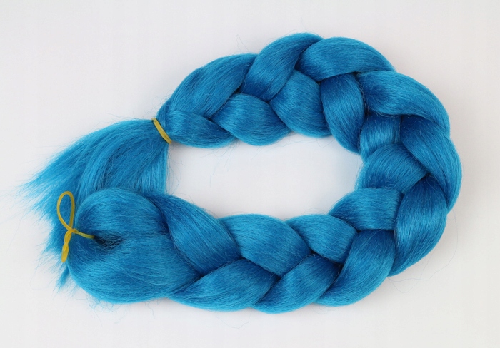 Włosy SYNTETYCZNE do warkoczyków KOLOROWE warkoczyki DOCZEPIANE WŁOSY pasma Kolor włosów inny