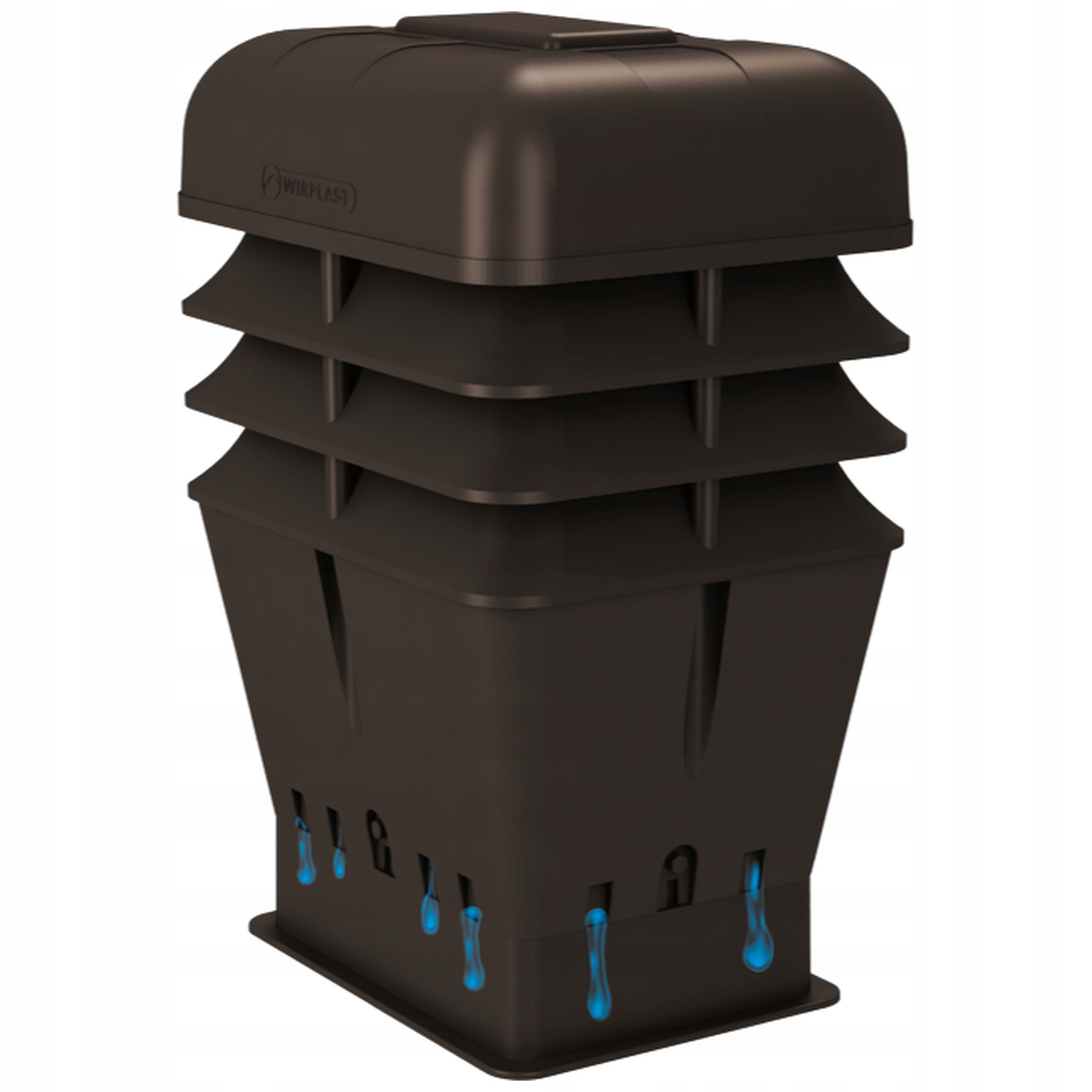 

Nasada kominowa prostokątna Betawent niska brąz