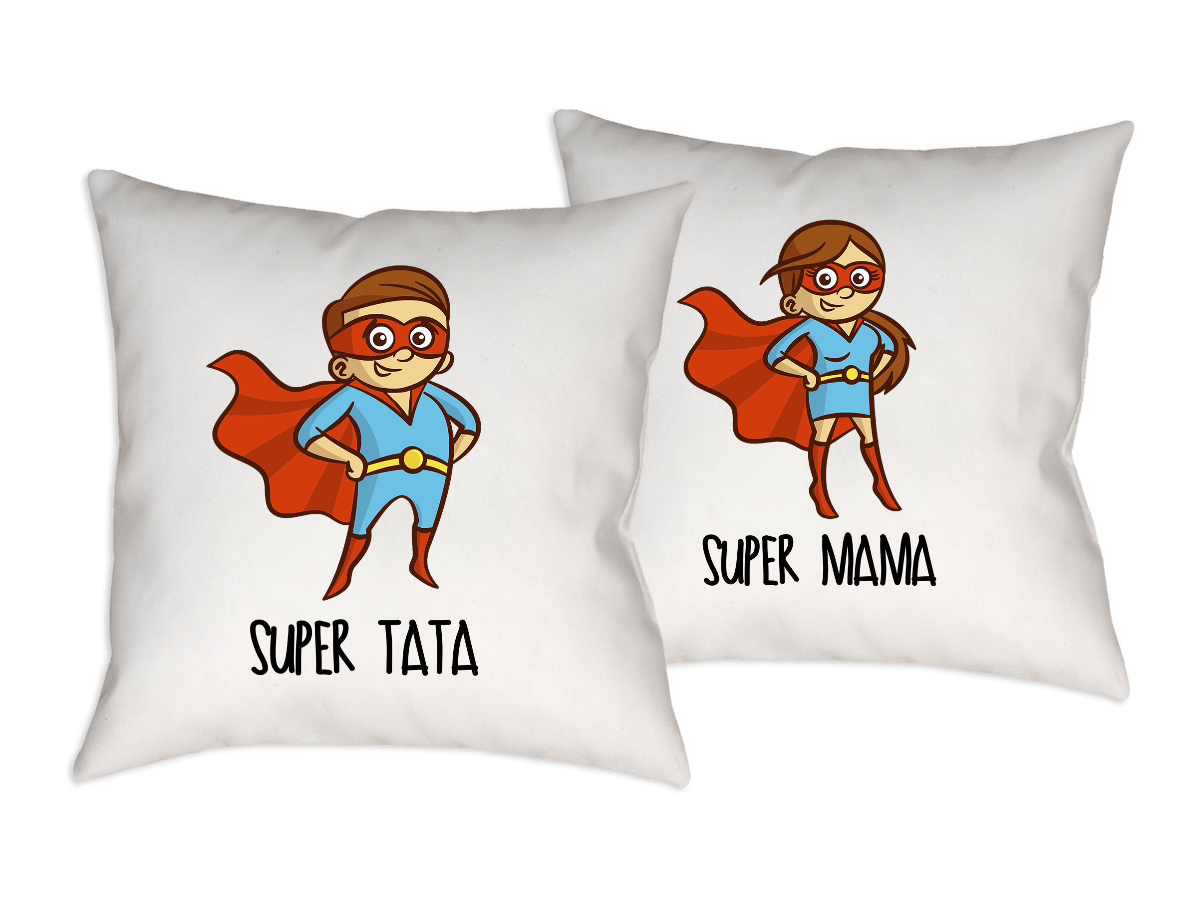 PODUSZKI DLA RODZICÓW MAMY TATY KOMPLET NA PREZENT Szerokość 40 cm