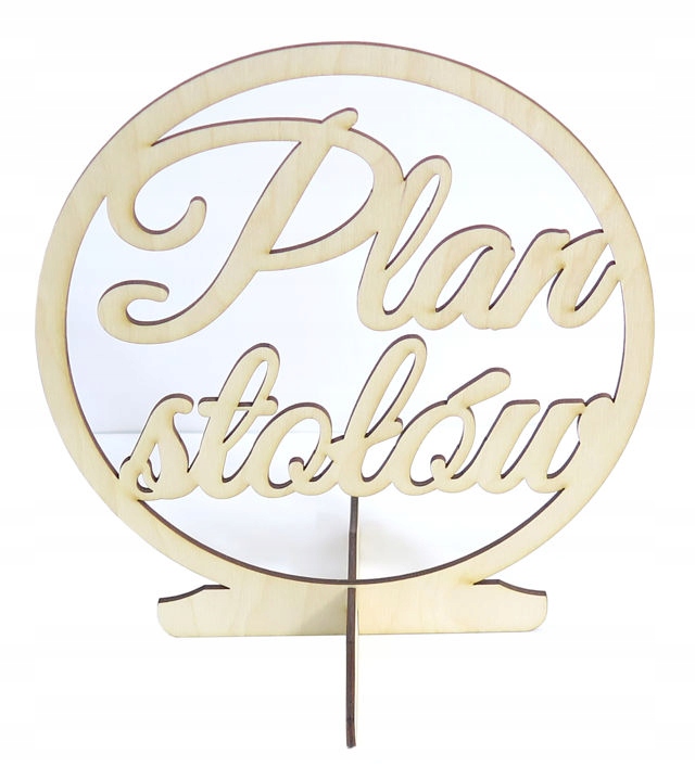 

Napis Dekor Na Stół Ślub Wesele Plan stołów SD88