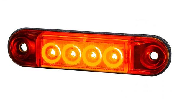 Lampa obrysowa LED obrysówka CZERWONA SLIM DIODOWA