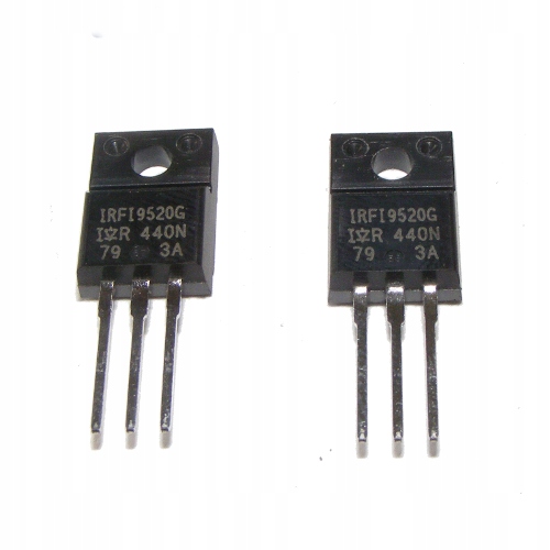 

IRFI9520G Tranzystor Mosfet 100V 5.2A 37W TO-22 x2