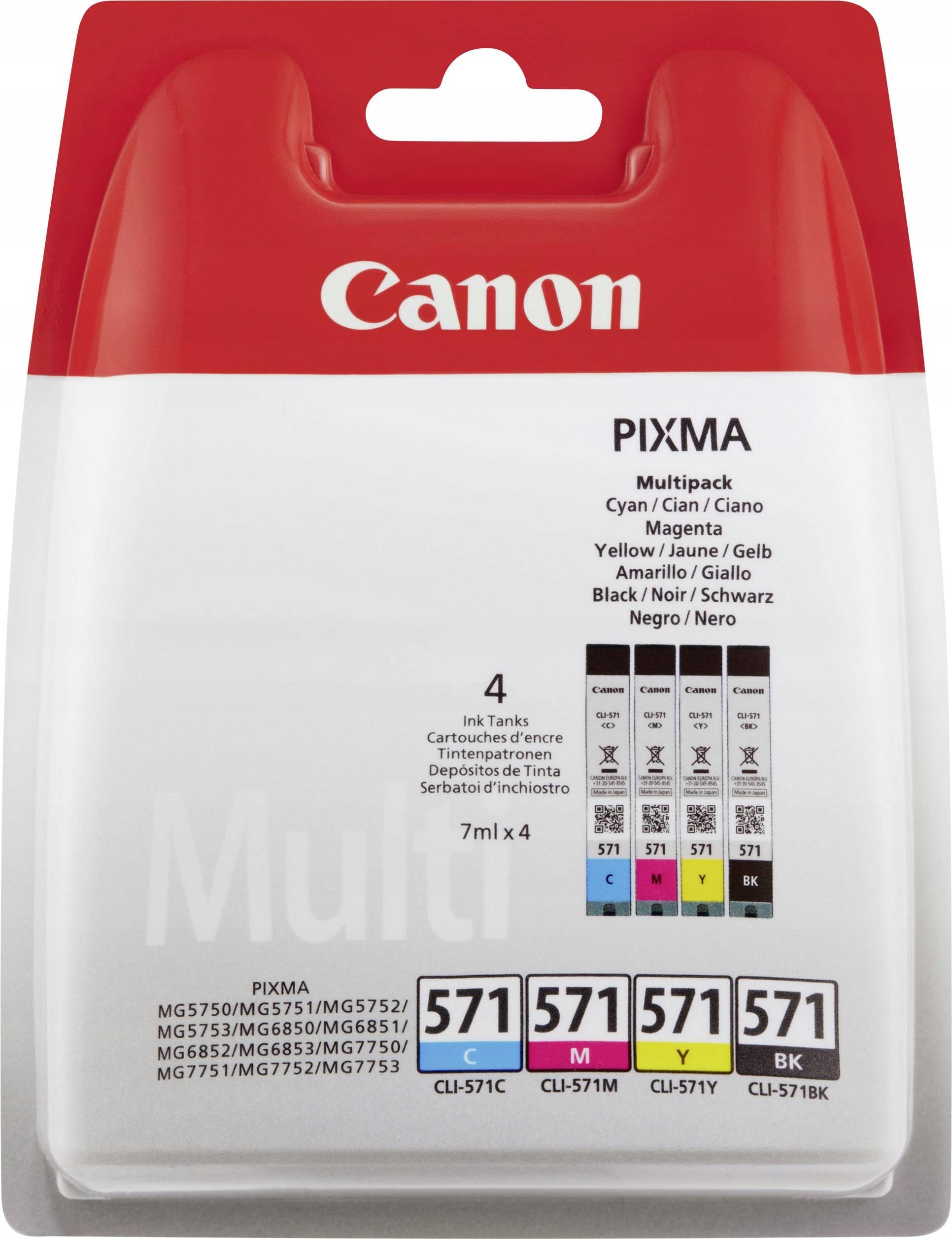Sada inkoustů Canon 0386C004 4 ks