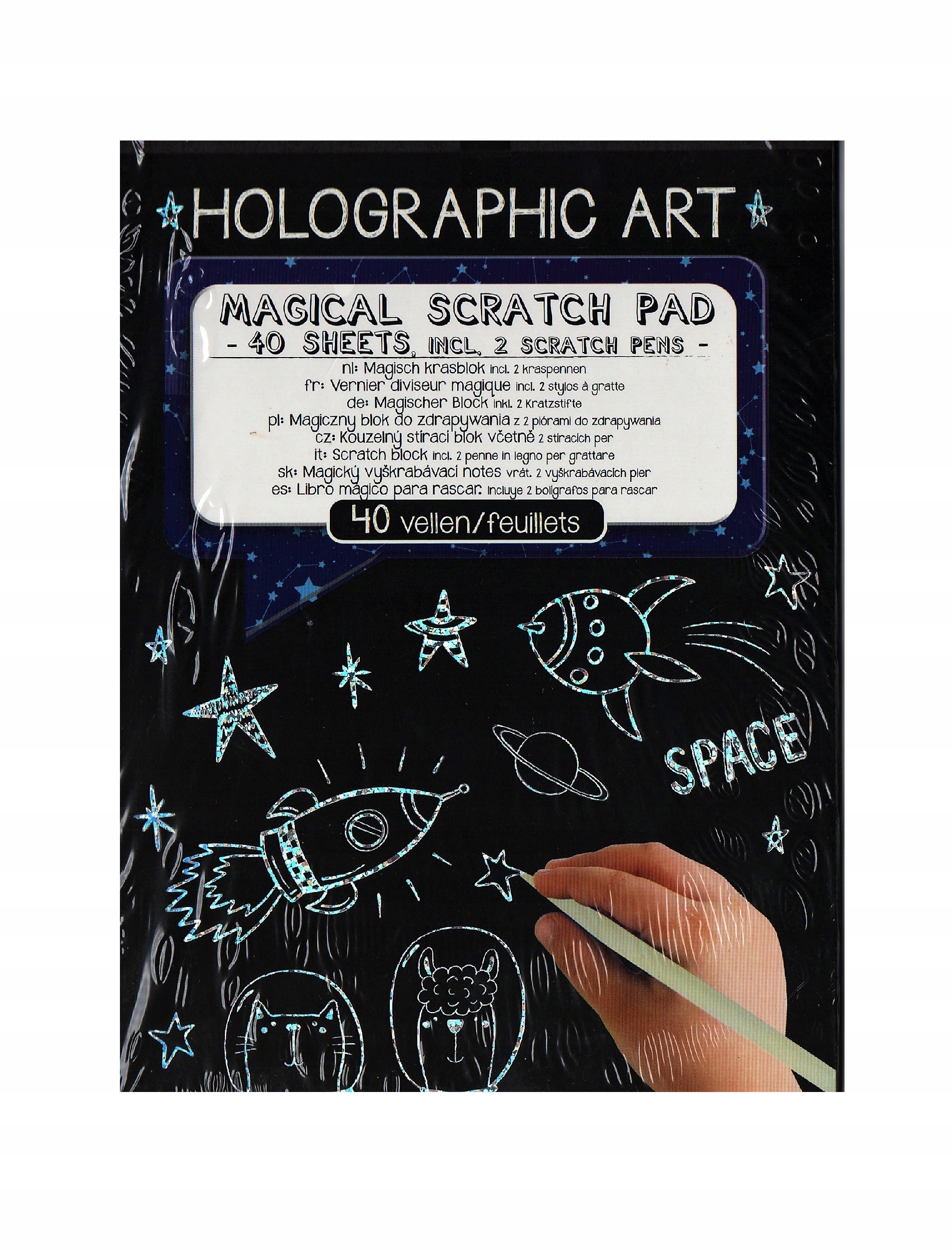 

Wydrapywanka zdrapka do wydrapywania Holographic 5