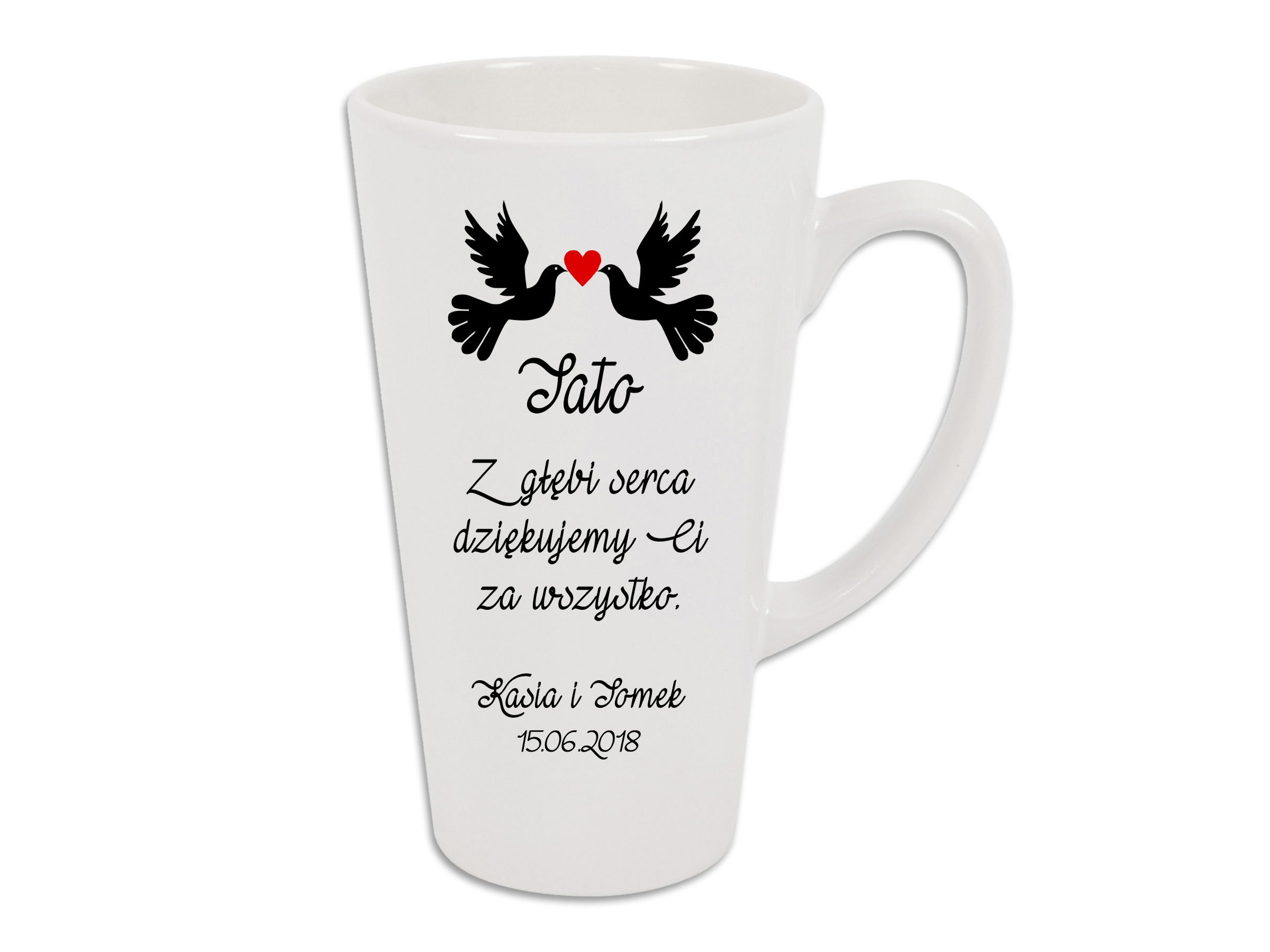 

Kubek Latte Ślubne Podziękowania Dla Rodziców