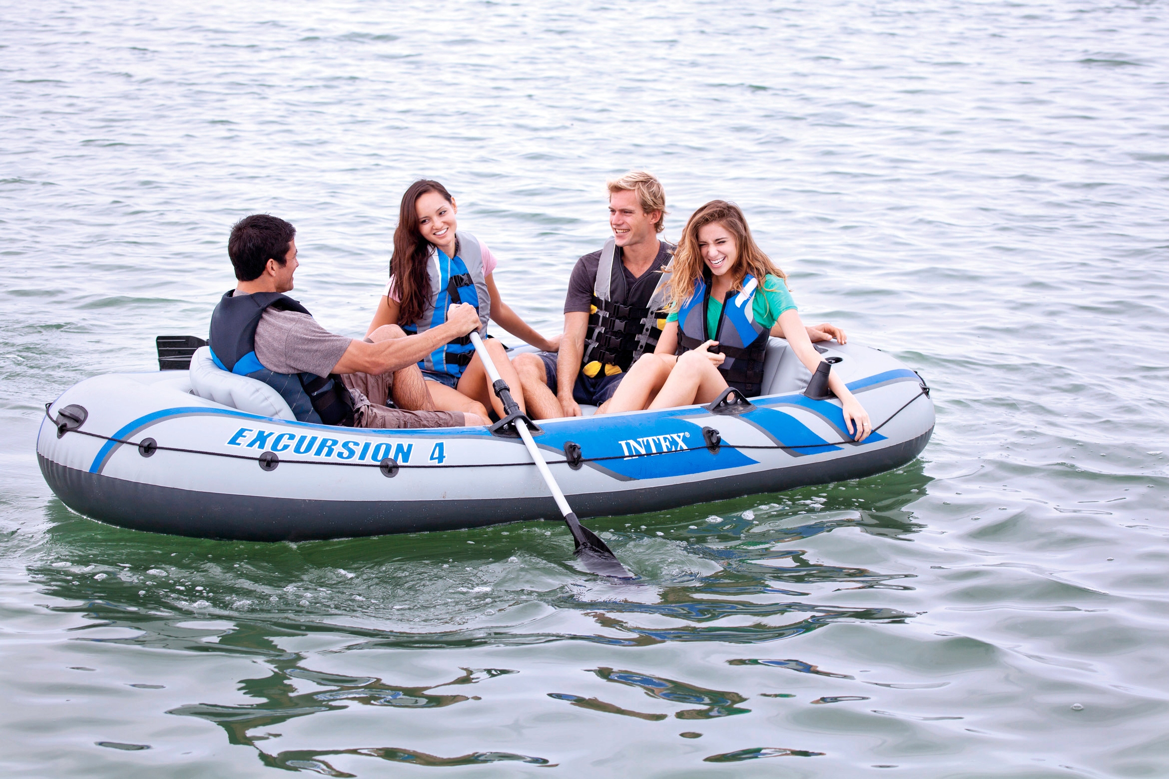 PONTON EXCURSION 4 OSOBY WIOSŁA POMPKA INTEX 68324 Marka Intex