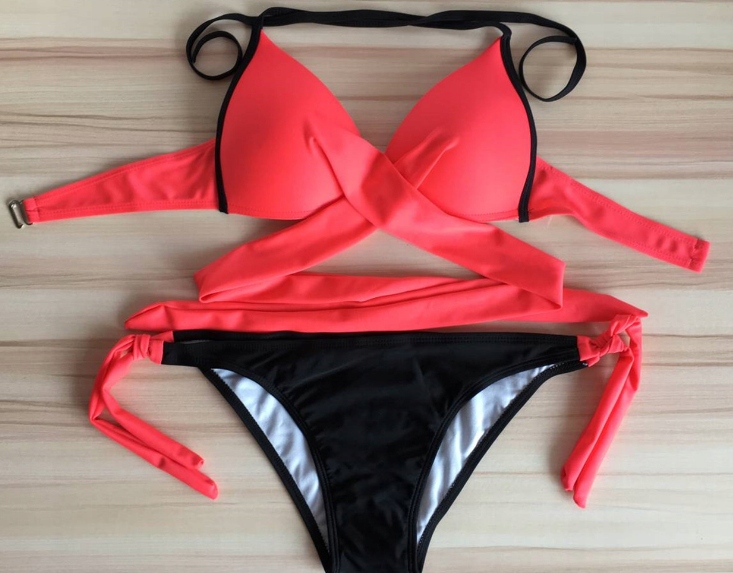 STRÓJ KĄPIELOWY WIĄZANY SEXY BANDAGE KOLOR SC4 XL Rodzaj komplet