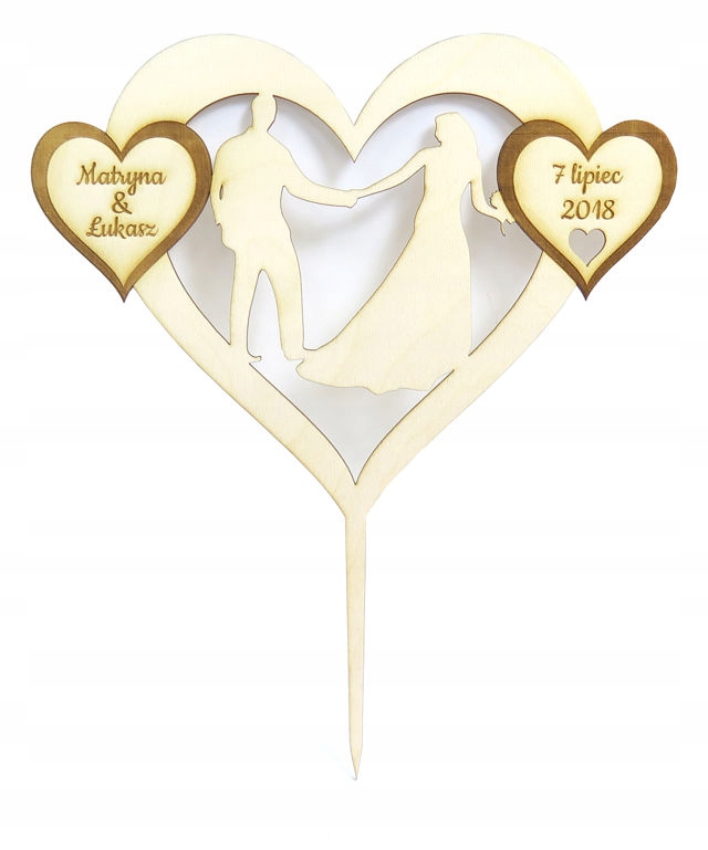 

Topper Toper Indywidualna Dekoracja Weselna ZK90