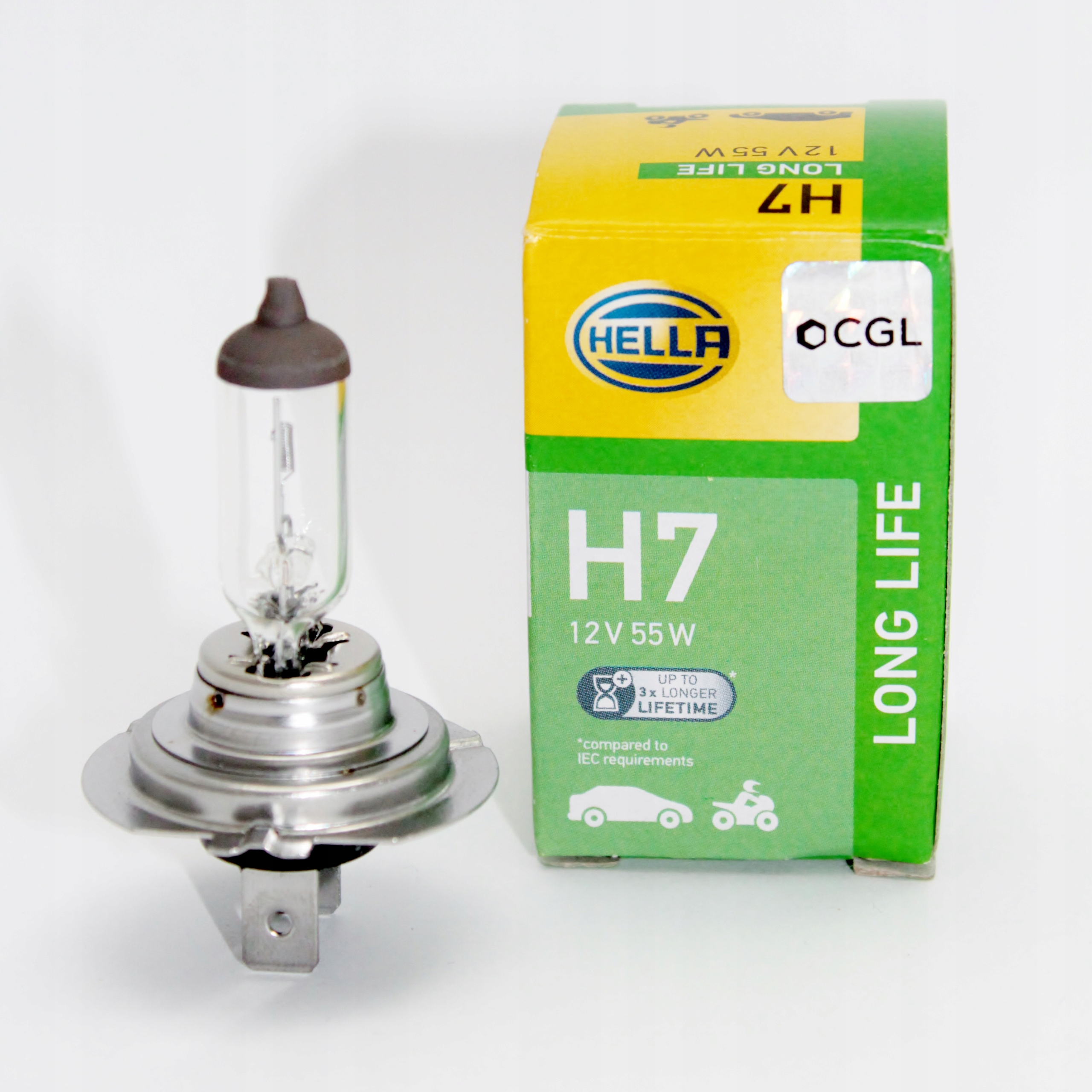 Żarówka H7 Hella 12V 55W Long Life 1 Szt.