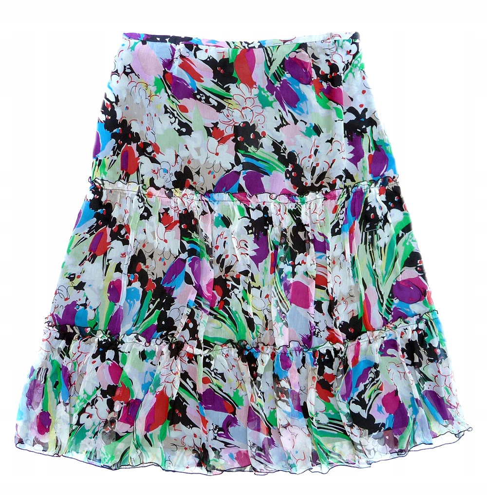 jedwabna kwiecista SPÓDNICA PHASE EIGHT r. 40