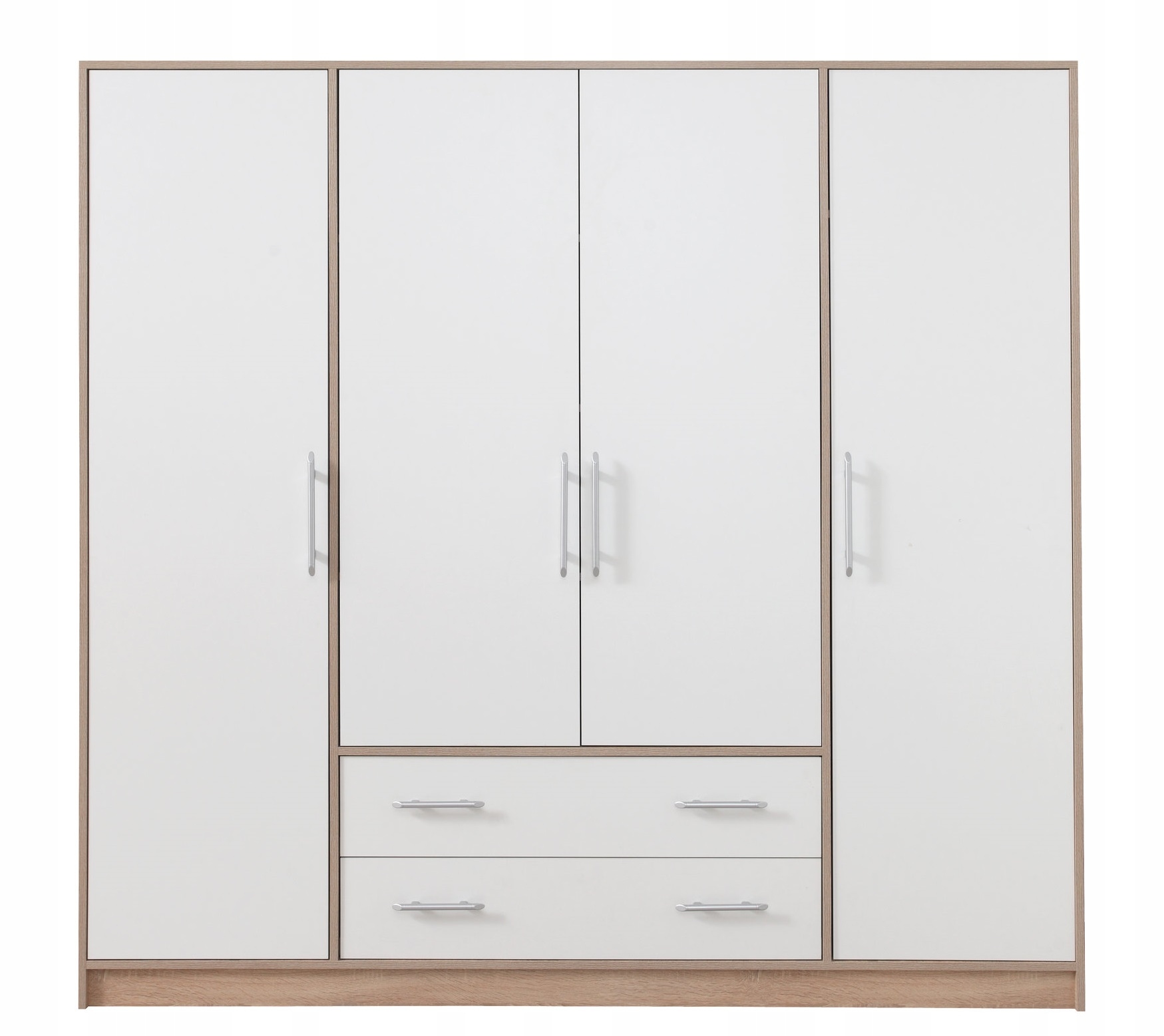 

Duża szafa Smart SR1 szeroka 200 biała szuflady