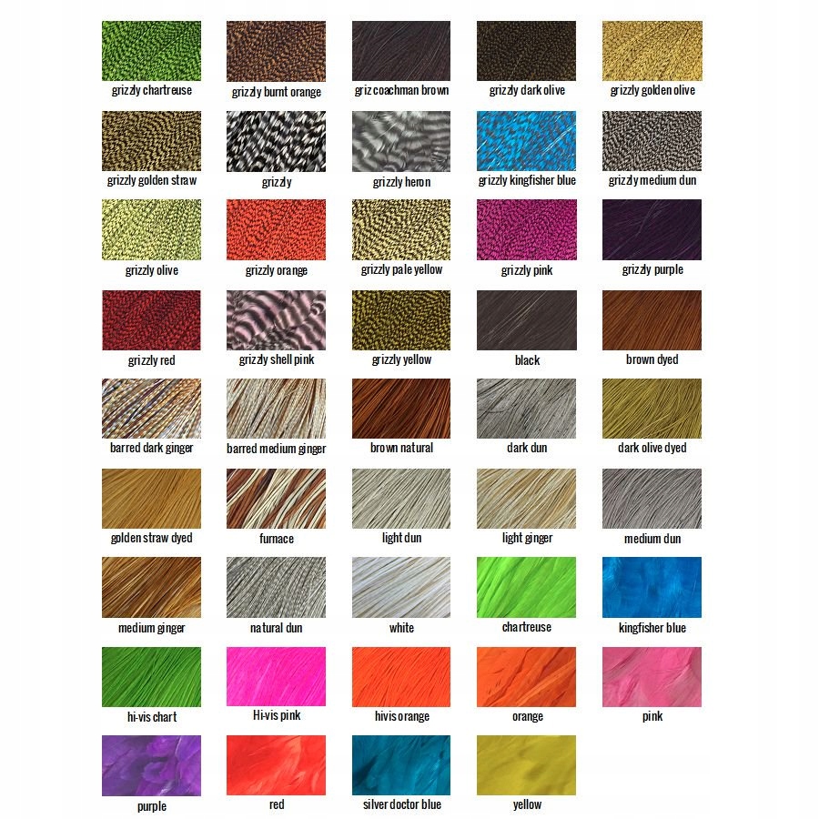 WHITING Pióra na jeżynki much 100 Rozmiar 14 Model 100