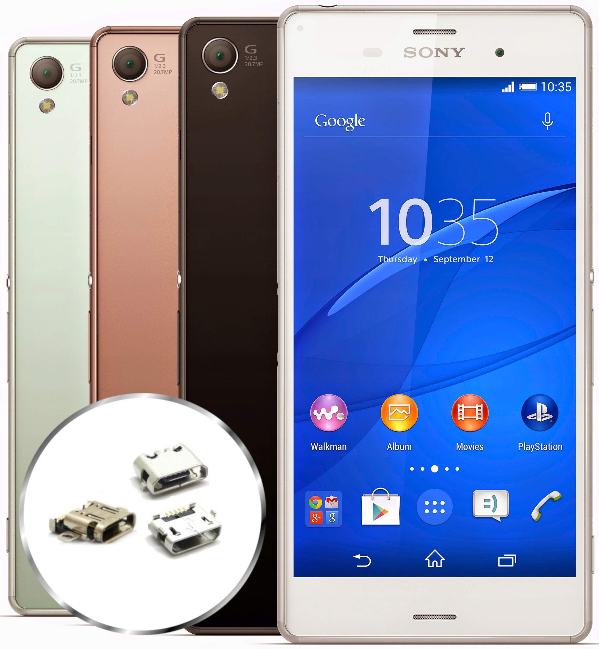 

Gniazdo ładowania Sony Z3 D6603 Naprawa Wymiana