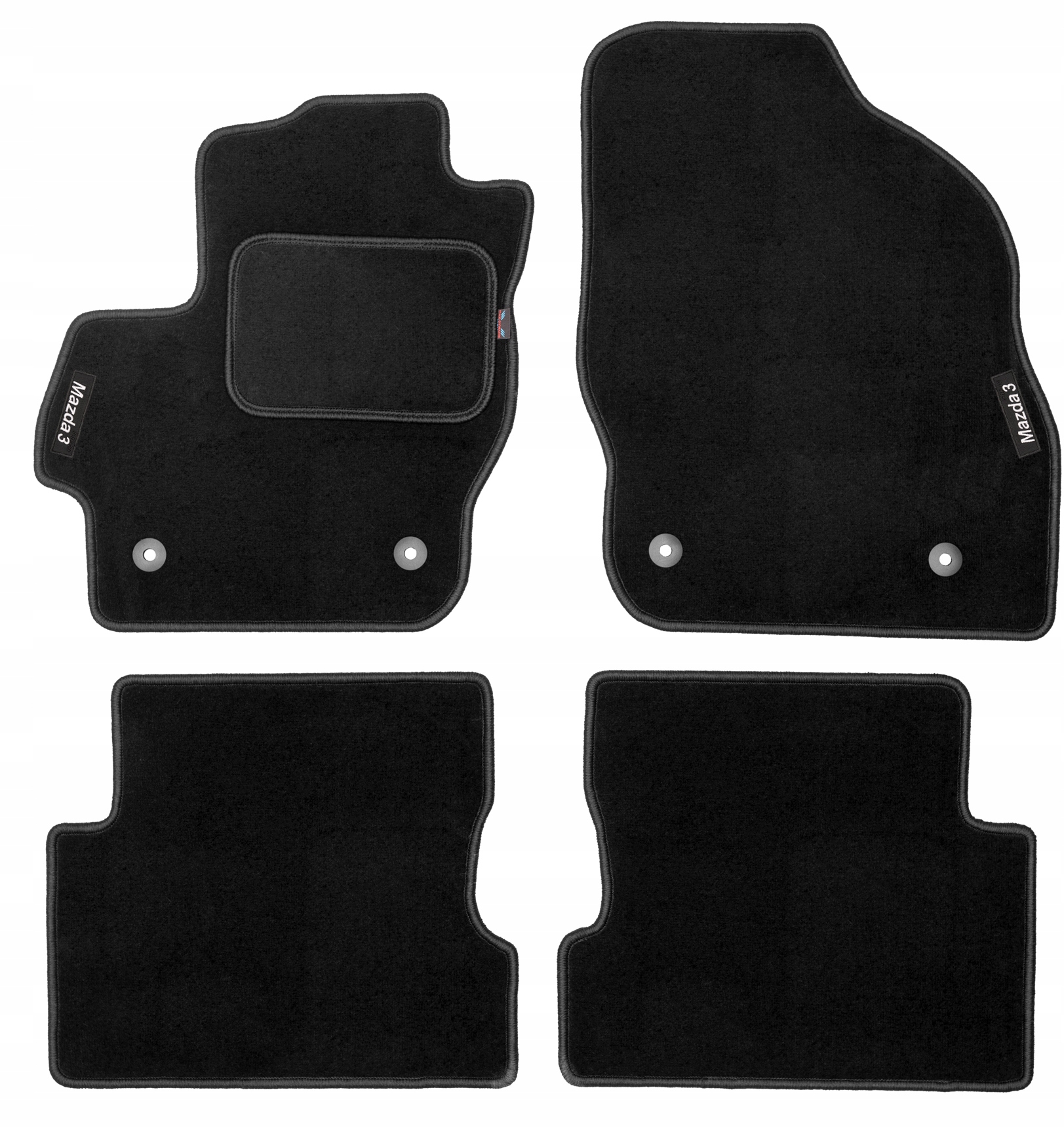 

Mazda 3 2009-2013 Dywaniki welurowe Wgrzew