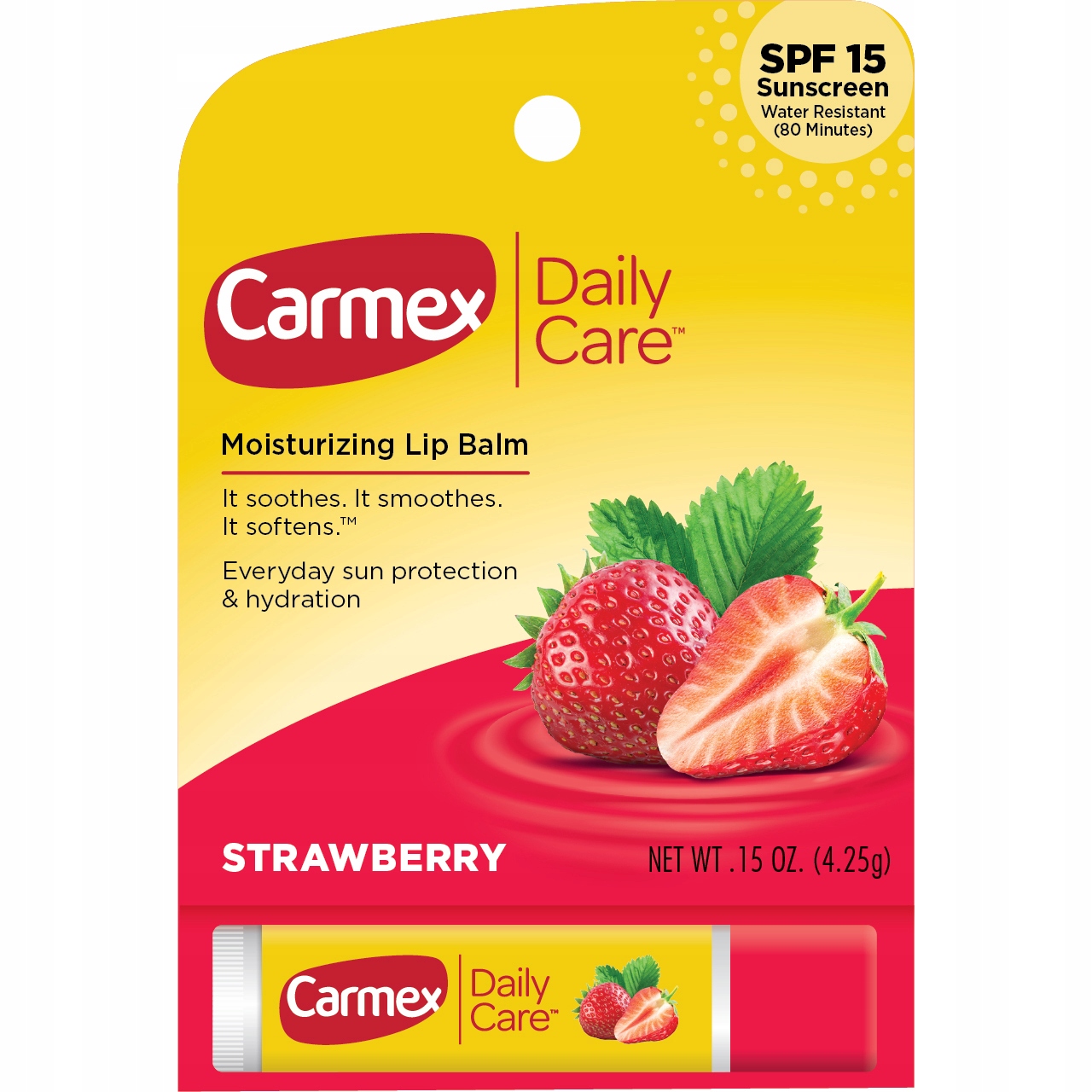 

Carmex Daily Balsam Do Ust Pomadka Truskawka 4,25g