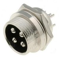 

Złącze wtyk mikrofonowe Nc 4pin na panel