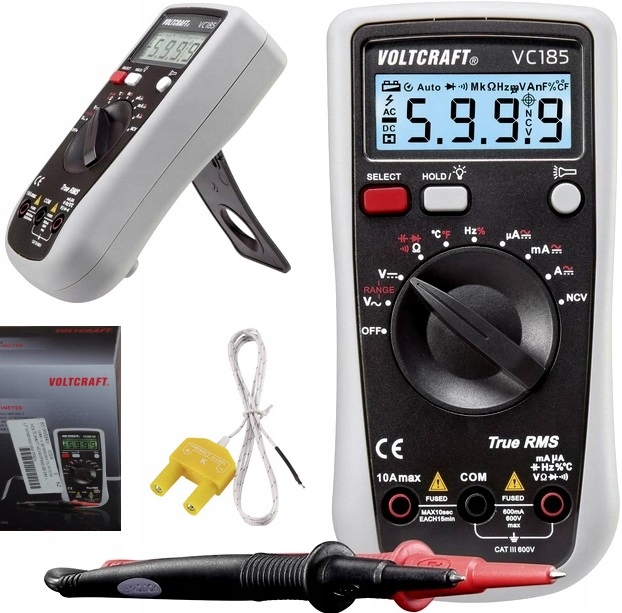 MIERNIK MULTIMETR VOLTCRAFT VC185 SONDA AUTOZAKRES
