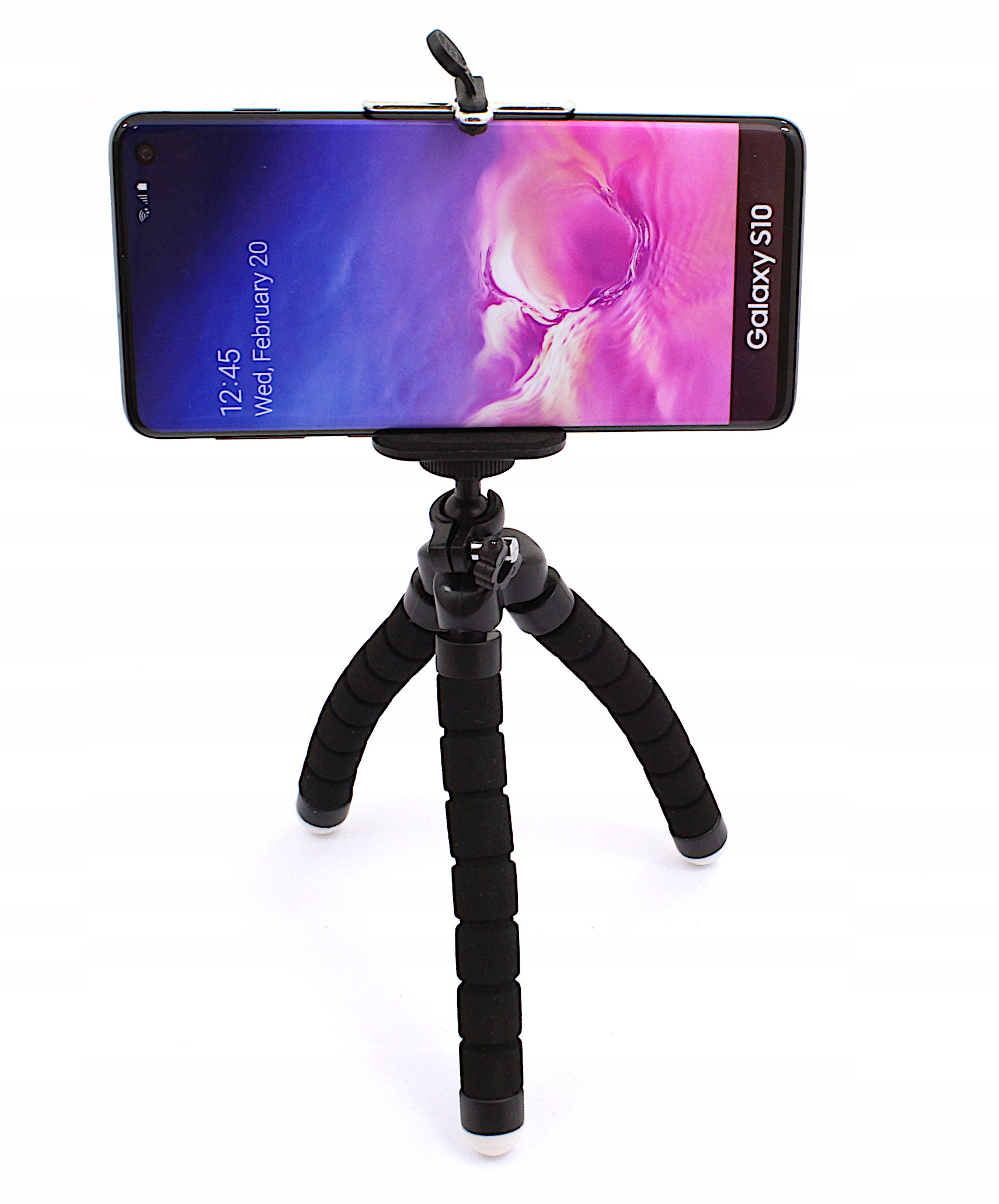 

Tripod elastyczny statyw +uchwyt na telefon czarny
