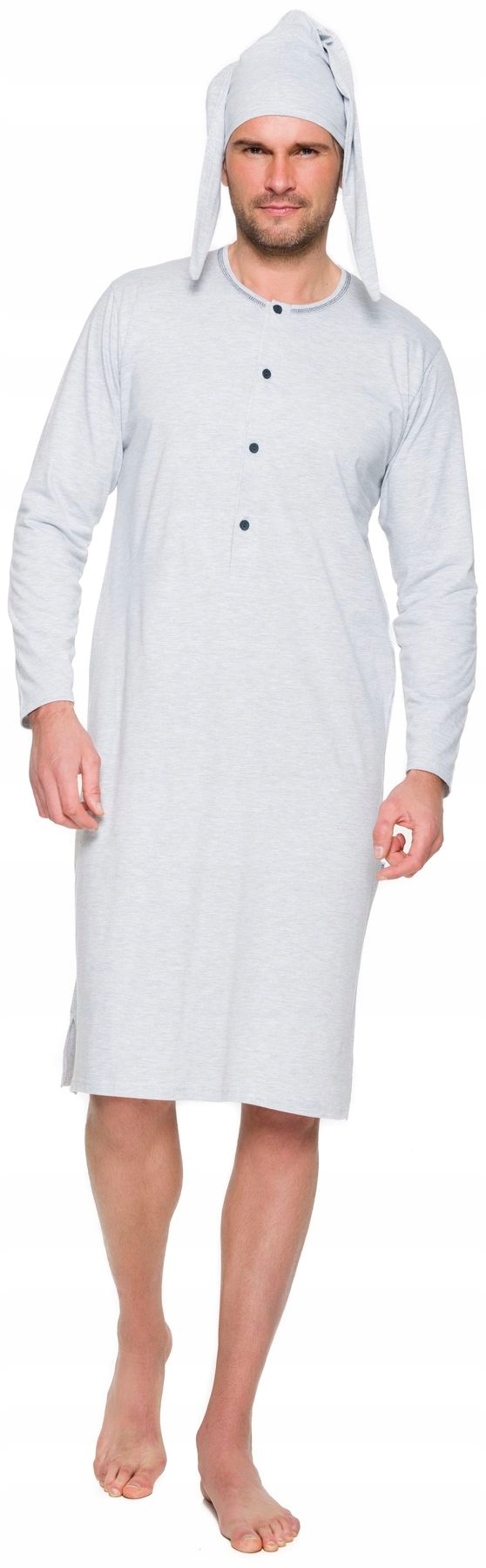 Taro ROZPINANA MĘSKA KOSZULA NOCNA + SZLAFMYCA 4XL Rozmiar 4XL