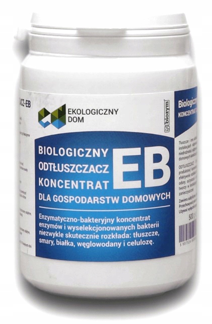 

Biologiczny odtłuszczacz Eb do kanalizacji Biozym