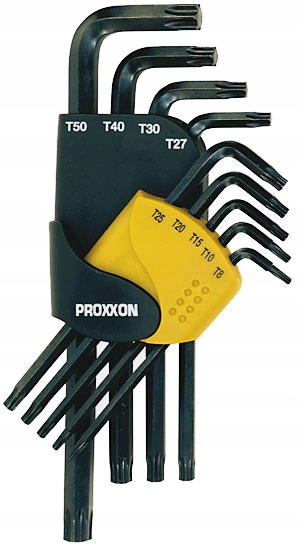 

Proxxon 23944 Zestaw kluczy Torx Tx 8-50
