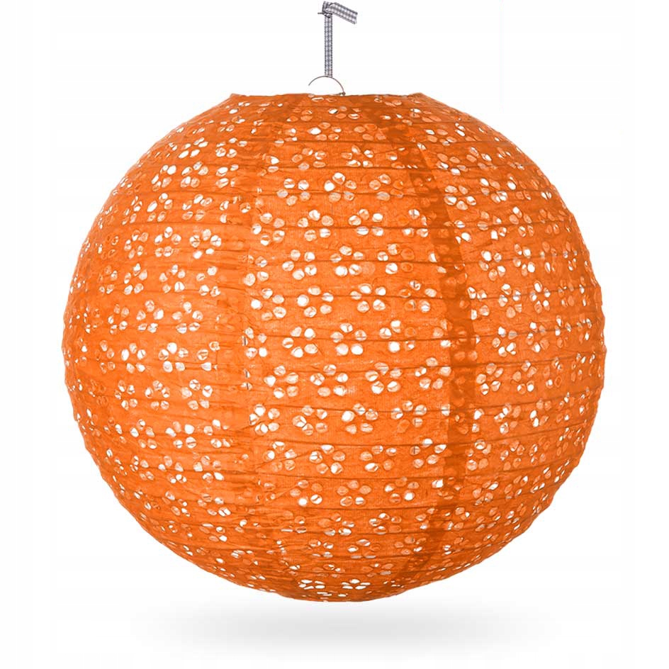 

Lampion Abażur Klosz Kula Ażur 40CM - Pomarańczowy