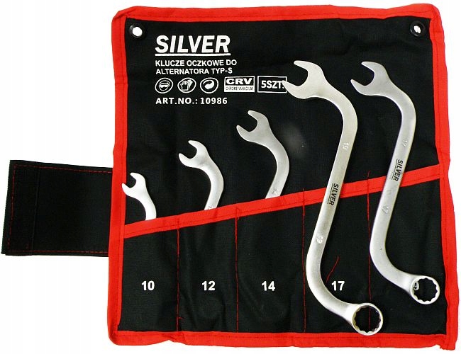

Klucze Oczkowe Do Alternatora Typ S 10-19 5 Szt