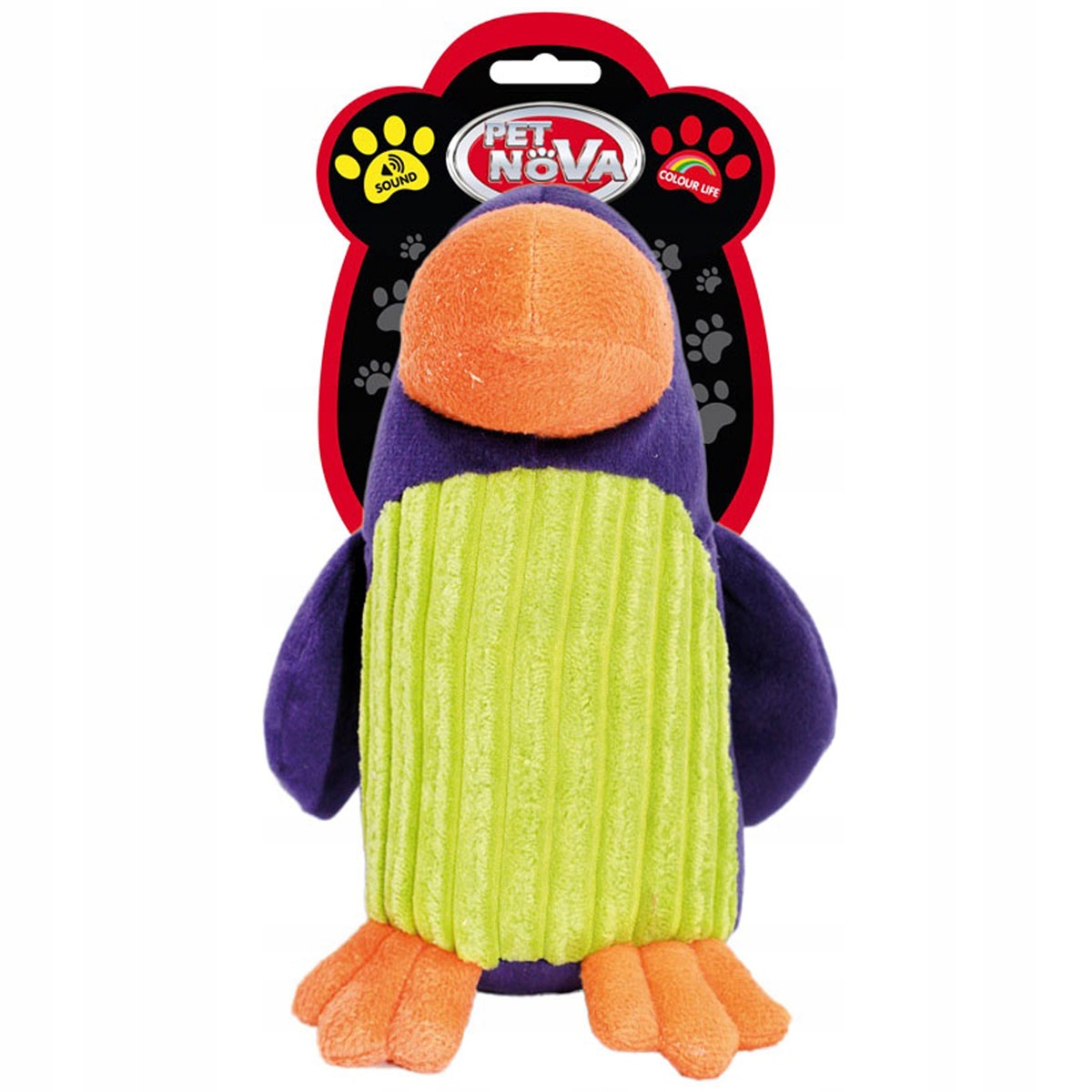 

Pet Nova Tukan pluszowy piszczący 19cm dla psa
