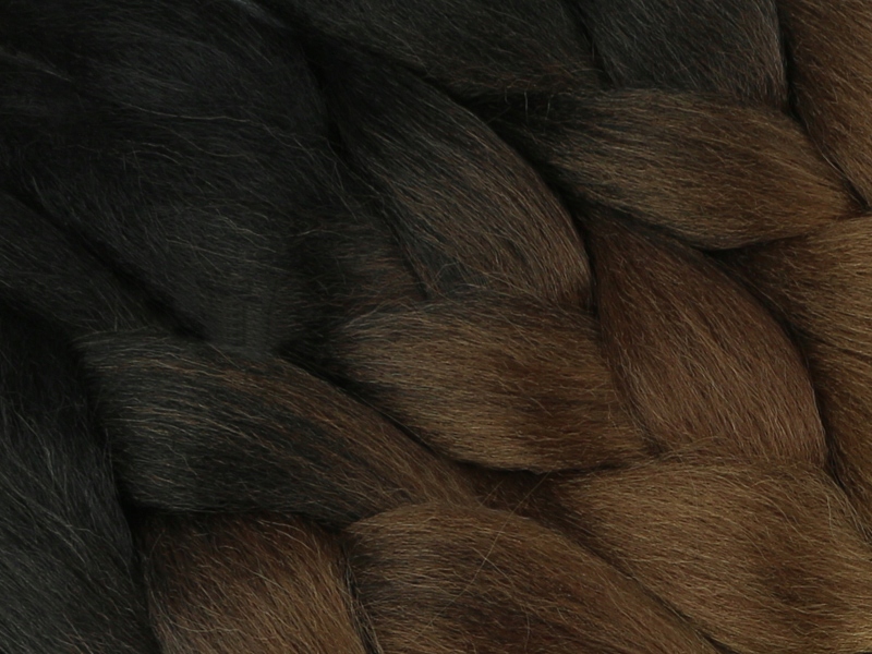 Włosy SYNTETYCZNE do warkoczyków KOLOROWE warkoczyki DOCZEPIANE WŁOSY ombre Marka Luvu