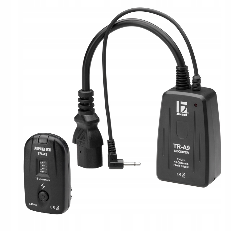 uniwersalny Wyzwalacz Radiowy Jinbei TR-A9 do Lamp Błyskowych 16 kanałowy
