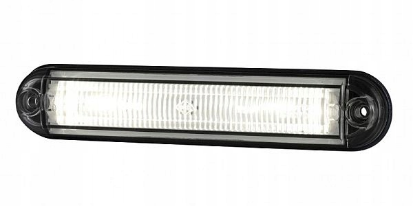 

Lampa obrysowa Led obrysówka Biała Slim Światłowód