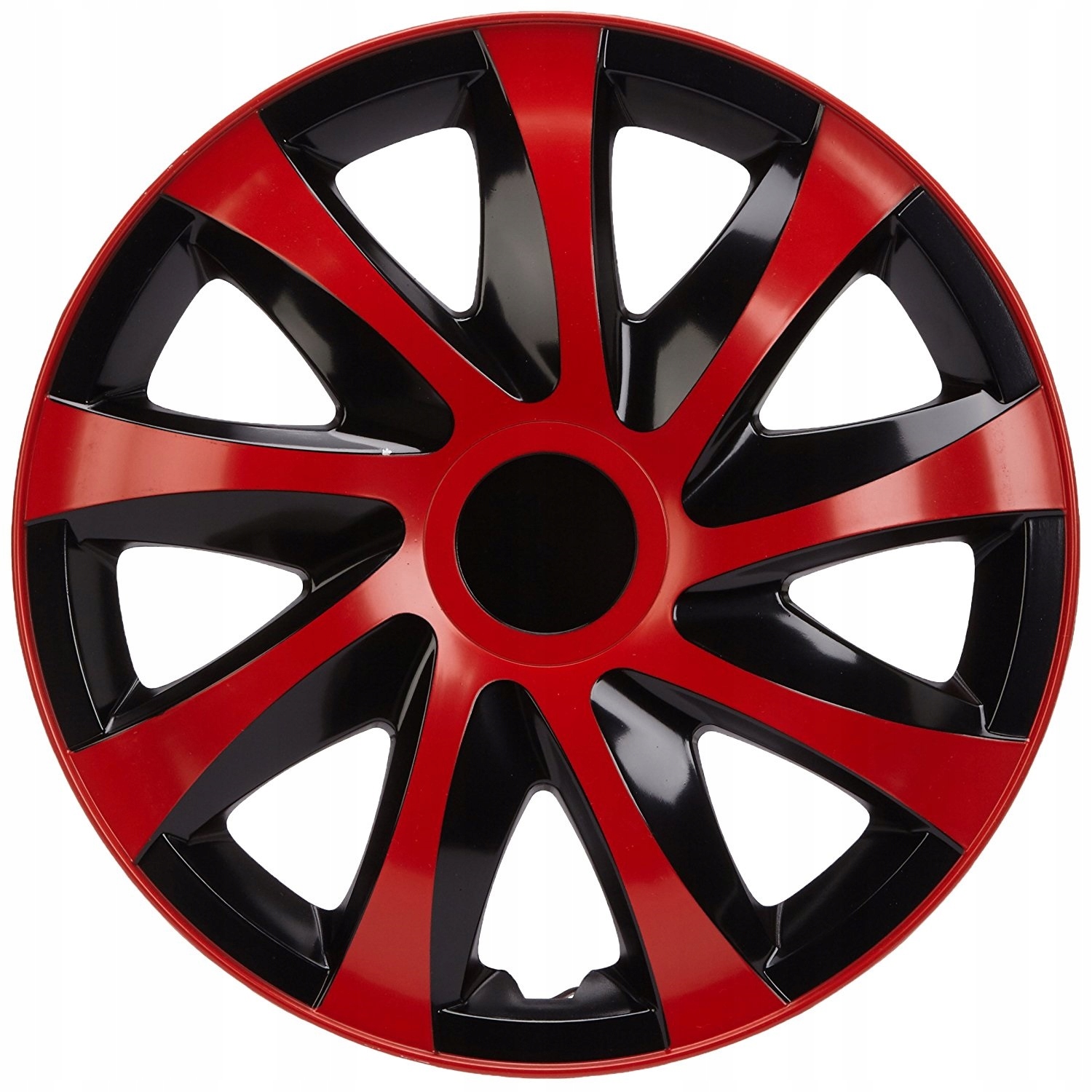 Черный и красный Draco hubcaps, size 14 