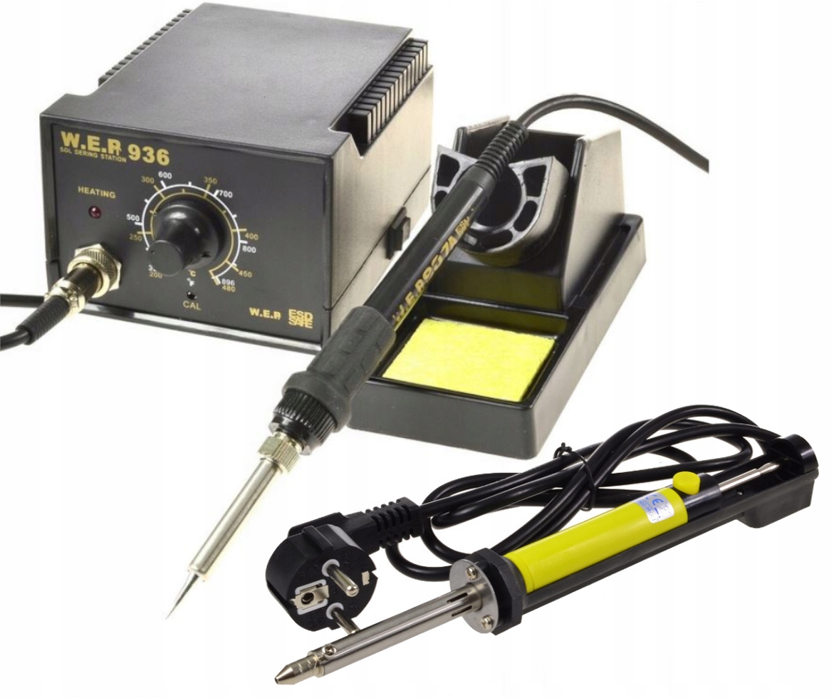 

Stacja Lutownicza Grotowa Wep 936 Odsysacz 211 40W