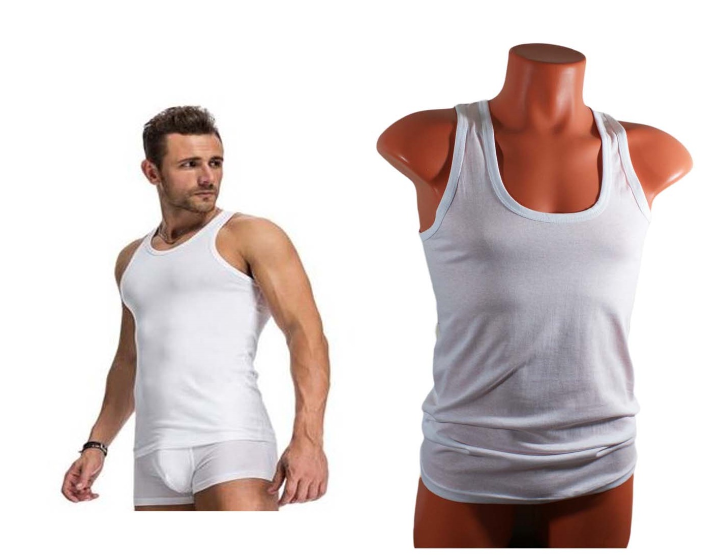 

Gładkie Bawełniana Podkoszulka na Ramiączka 4XL