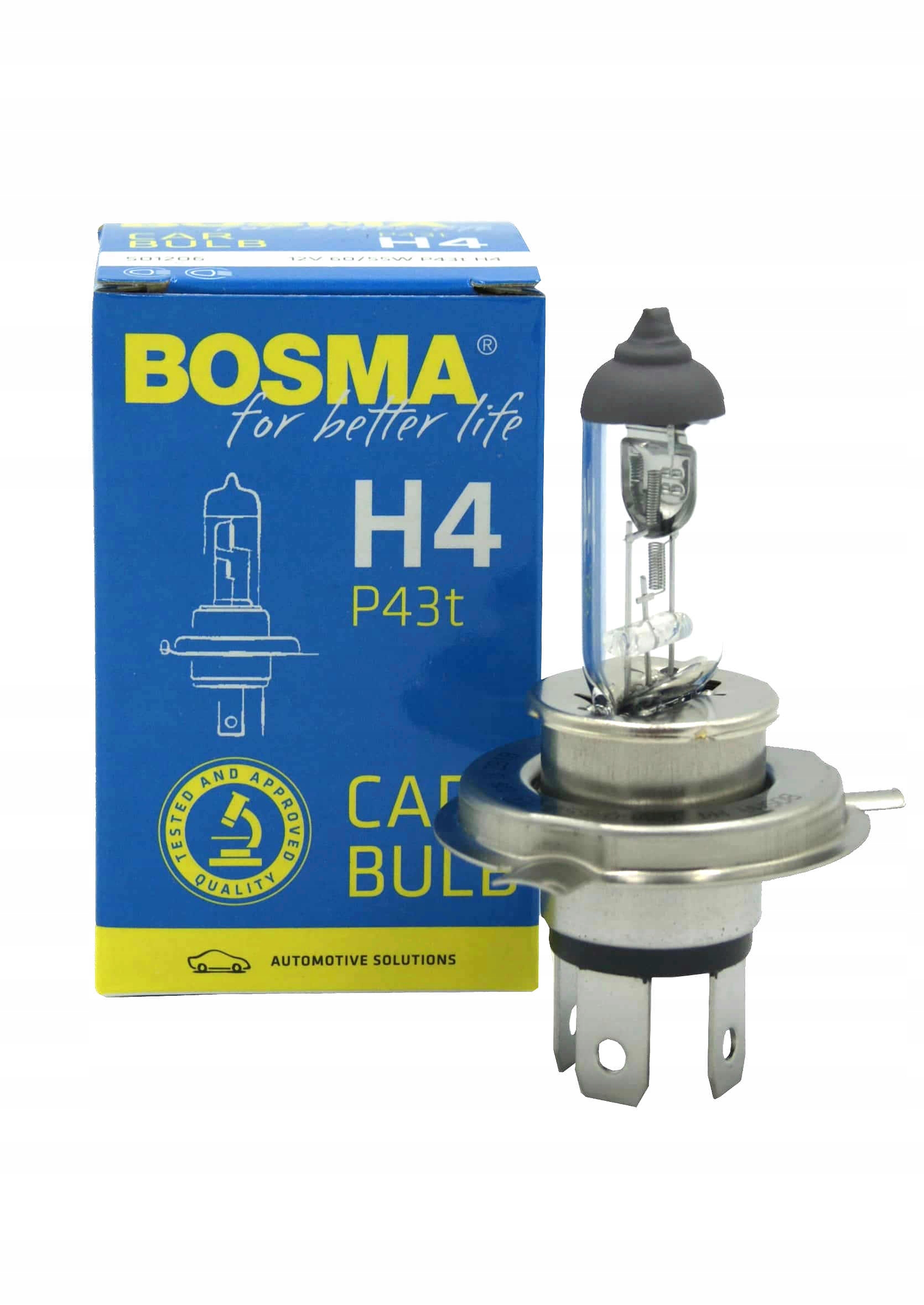 

Żarówka Samochodowa Bosma H4 12V 60/55W 1314
