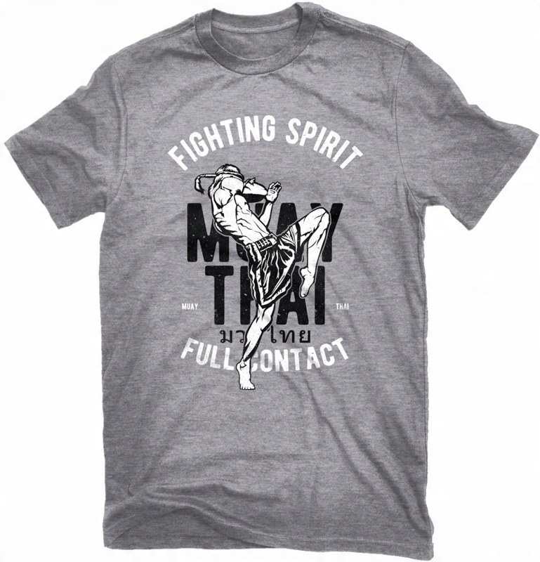 

Koszulka Fighting Spirit Muay Thai Szara L