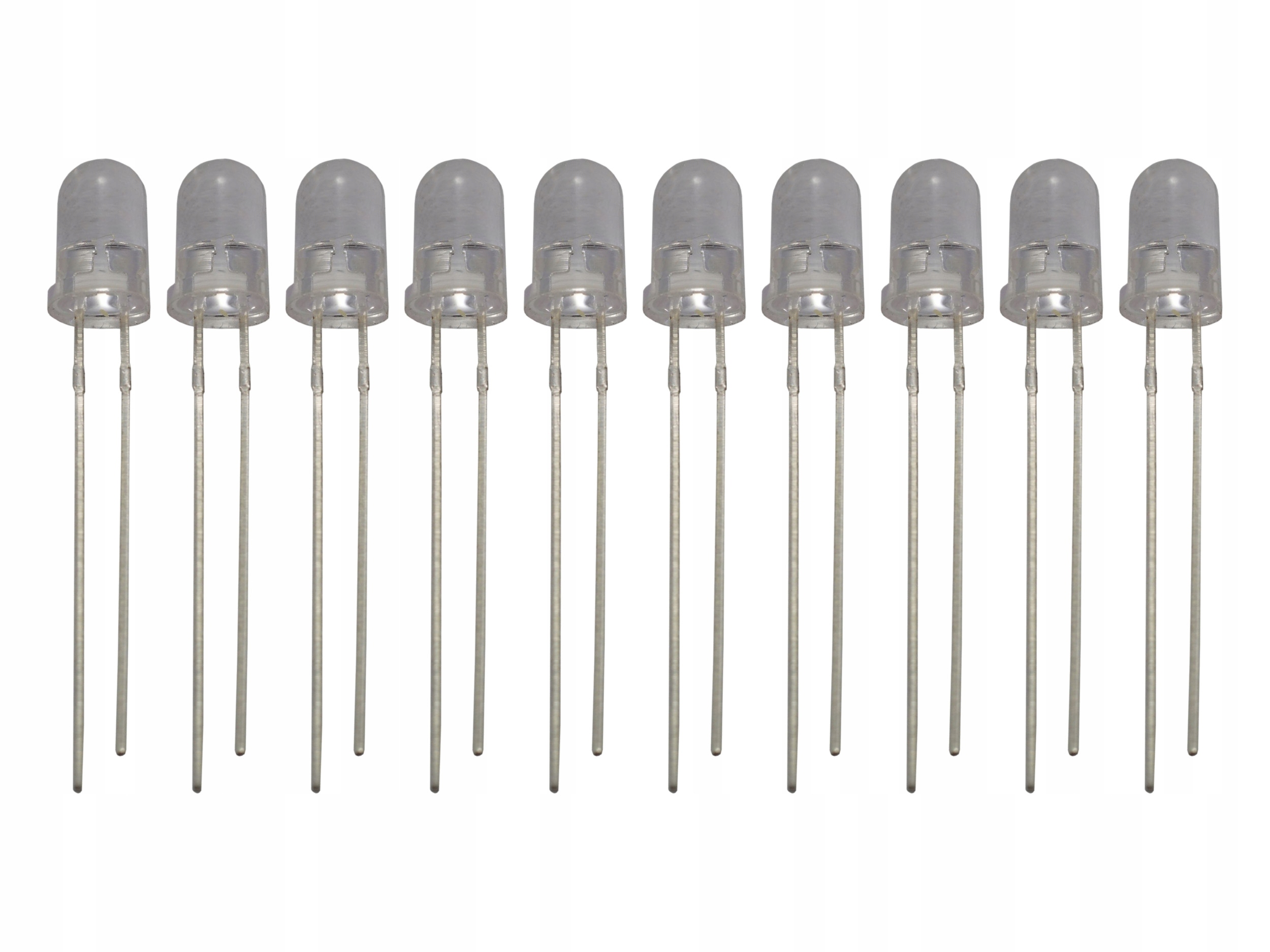 

Led 5mm biała clear [10szt]