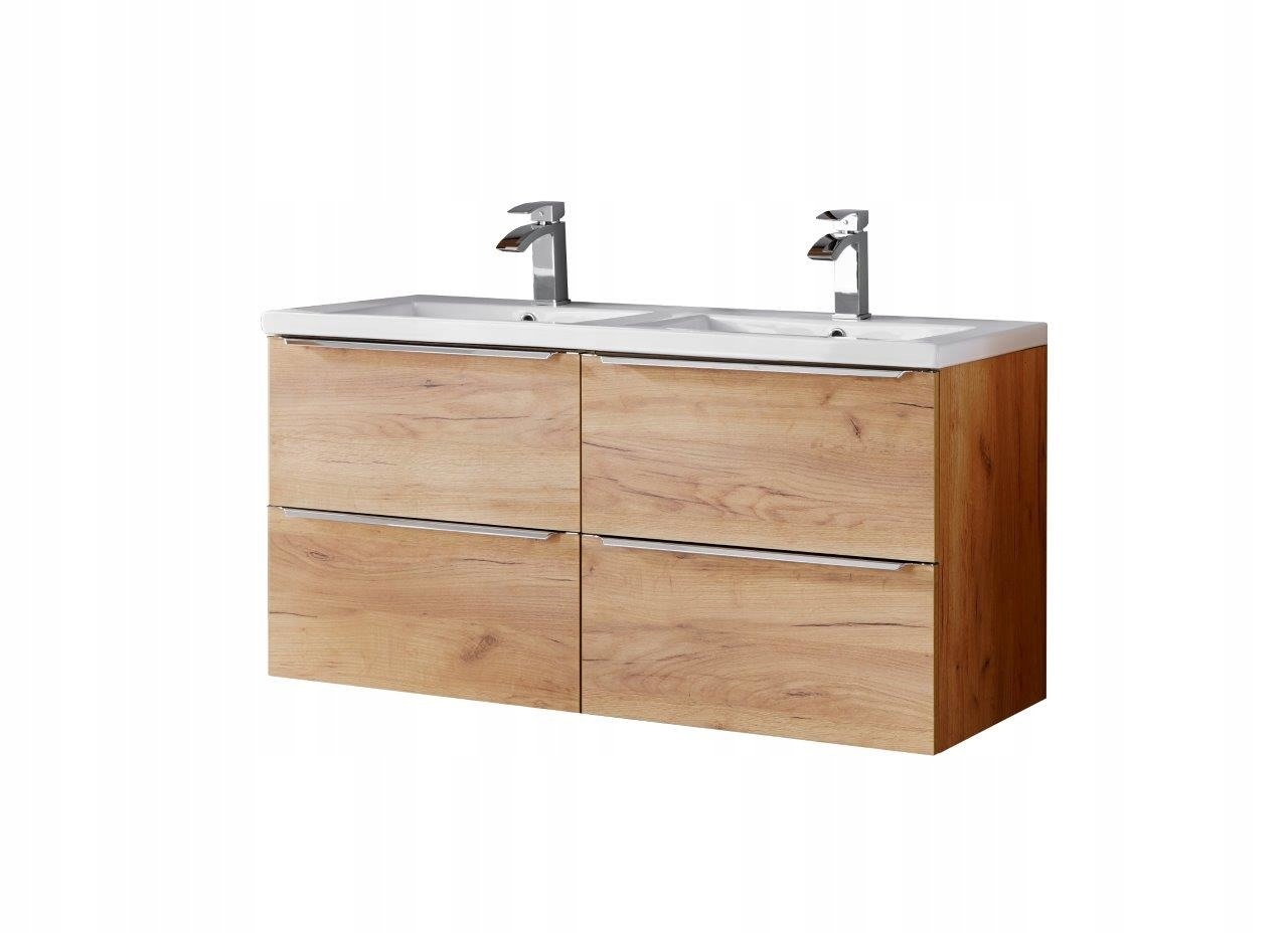 ZESTAW MEBLI ŁAZIENKOWYCH CAPRI 120 CM DĄB Kolor mebla inny kolor