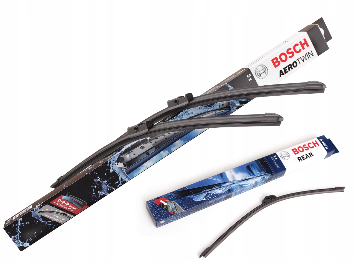 WYCIERACZKI BOSCH PRZÓD+TYŁ DO SKODA Octavia II 2