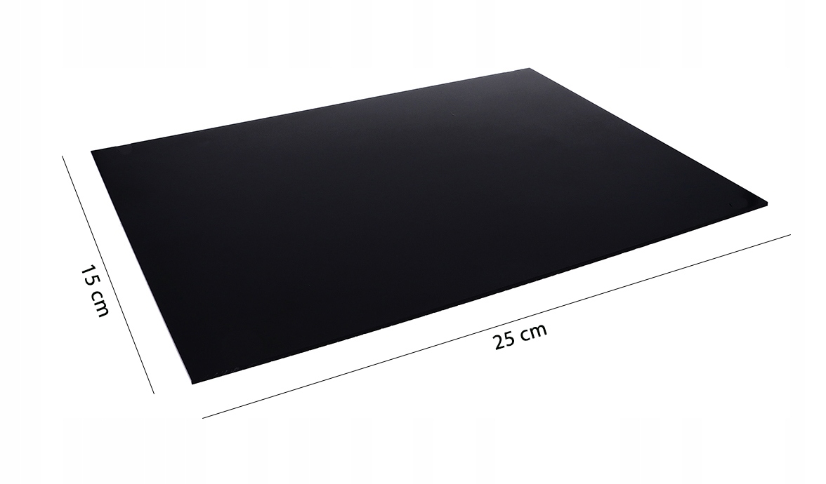 Szkło akrylowe podstawka pod znicz 15/25 CZARNA B Materiał szkło akrylowe