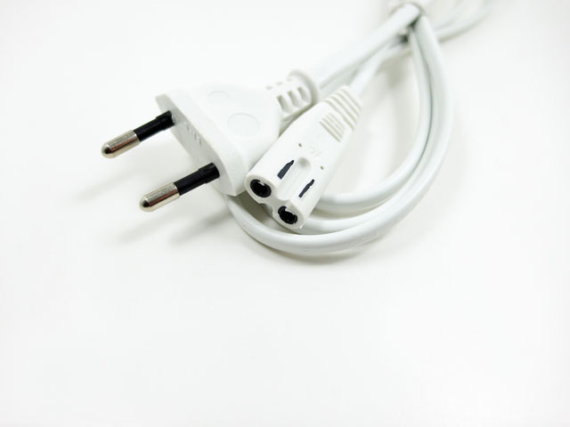 

kabel przewód zasilający radio Tv ósemka 5m biały