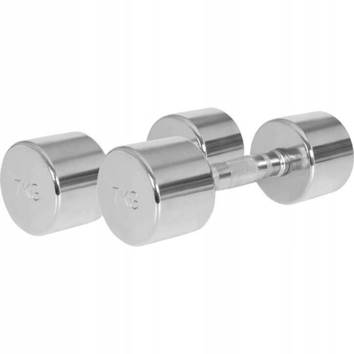 

Hantle 2x7KG Zestaw Hantli Chromowanych Gorilla