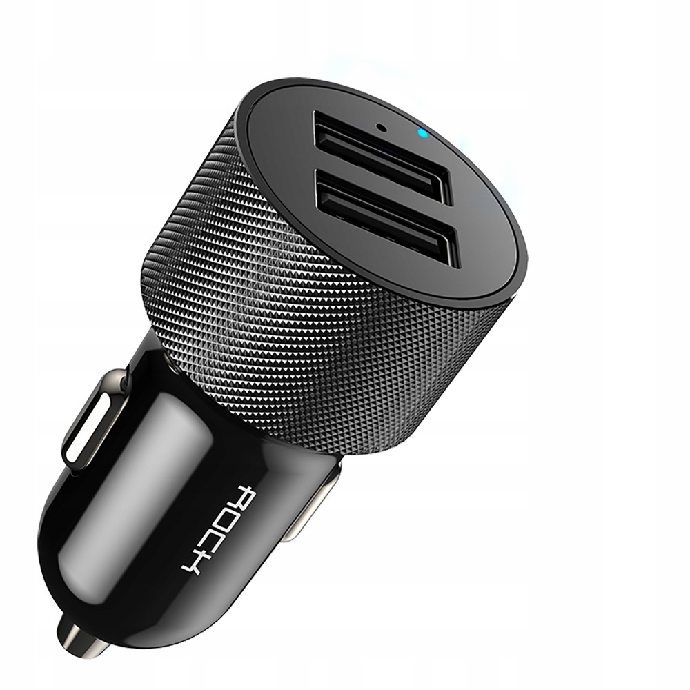 

Rock H3 Mocna Ładowarka Samochodowa 2x Usb 2,4A