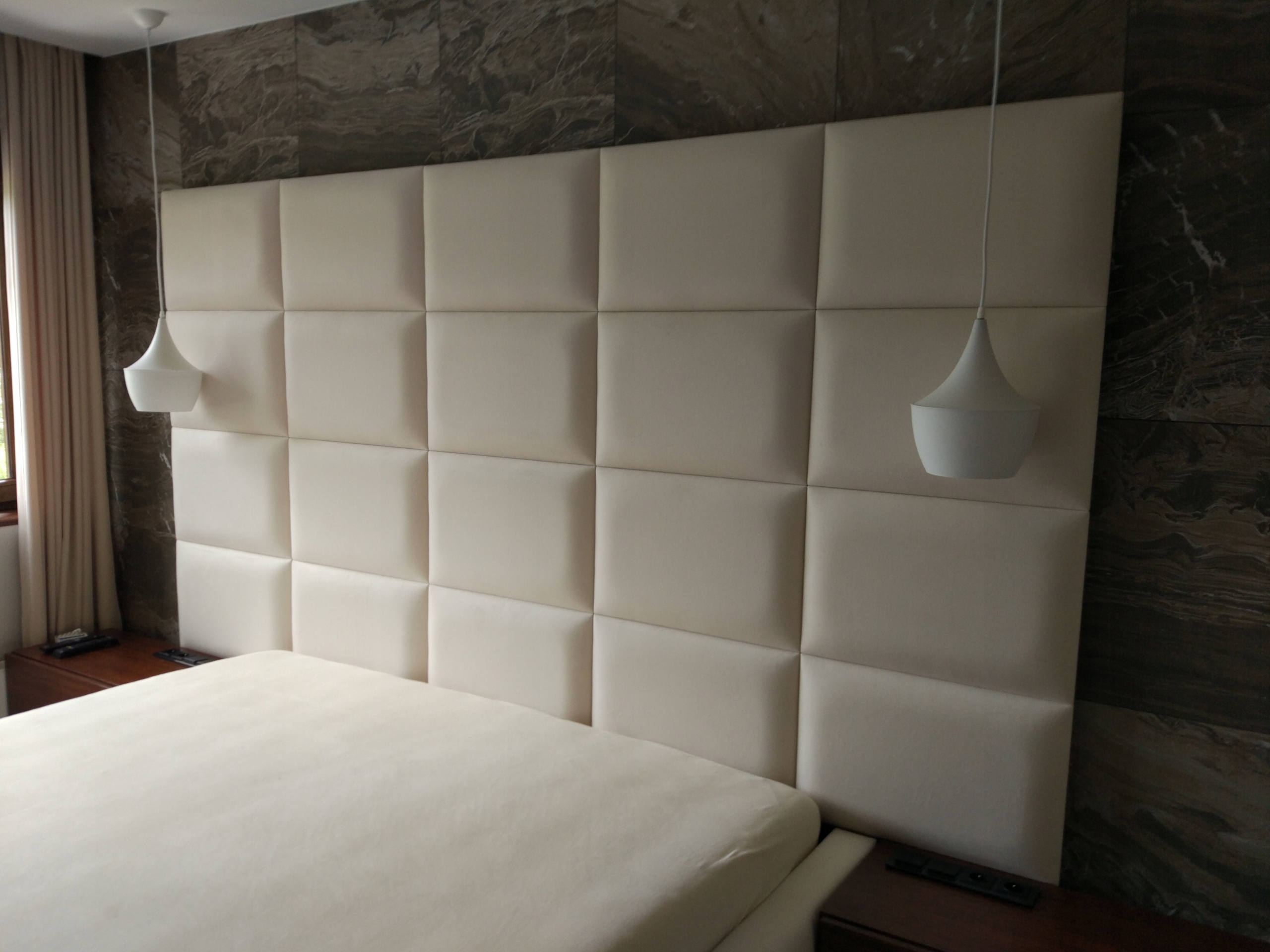 Panele tapicerowane 30x50 miękki zagłówek do łóżka Producent CustomSpace