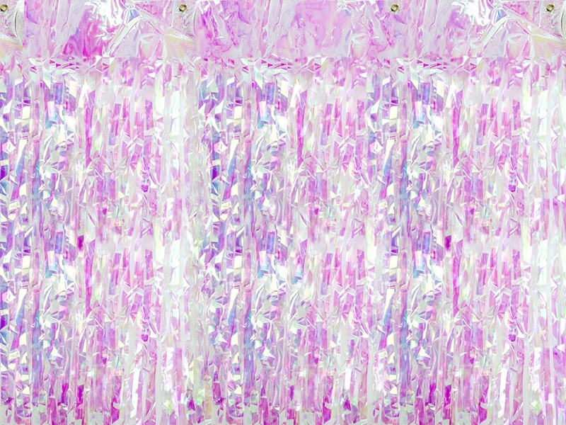 

Kurtyna Party Opalizująca Dekoracja 90x250 cm