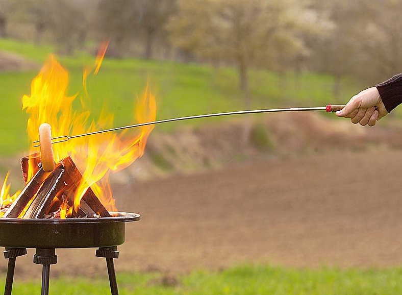WIDEŁKI DO OGNISKA 20 SZT KIJE KIJKI WIDELCE 125 Długość 125 cm