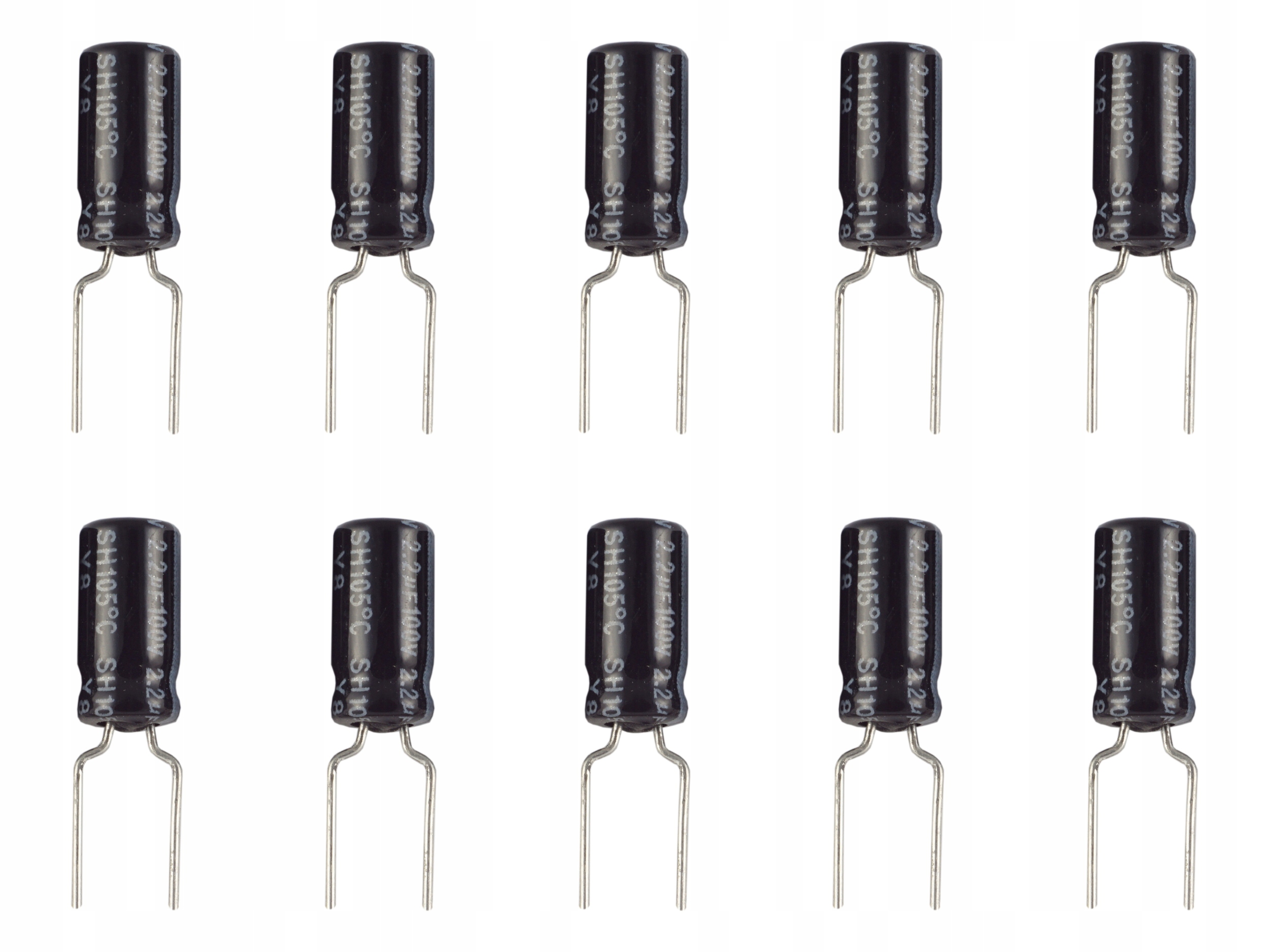 Kondensator elektrolityczny Yageo 2.2uF 100V 2,2 µF 100 V