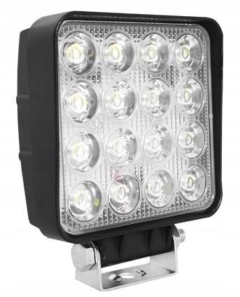 

Lampa Robocza 16LED, 48W, 12-90V, Kwadratowa Flood