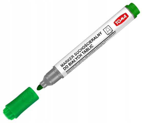 

Marker do białych tablic suchościeralny zielony