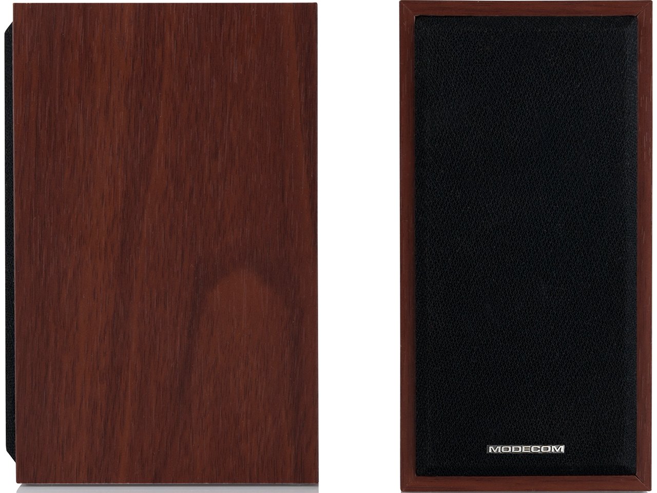 GŁOŚNIKI KOMPUTEROWE PC STEREO 2.0 DREWNO MDF + PODSTAWKA NA TELEFON GRATIS Marka MODECOM